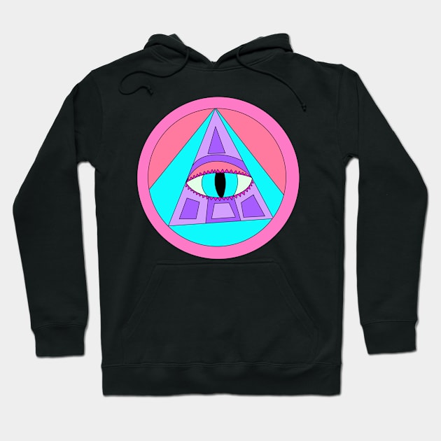 Pyramid eye Hoodie by SchlockHorror